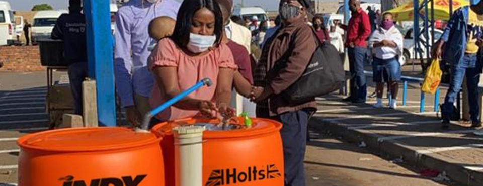 G.U.D. Develops Innovative Hand-Wash Station For Use At Taxi Ranks